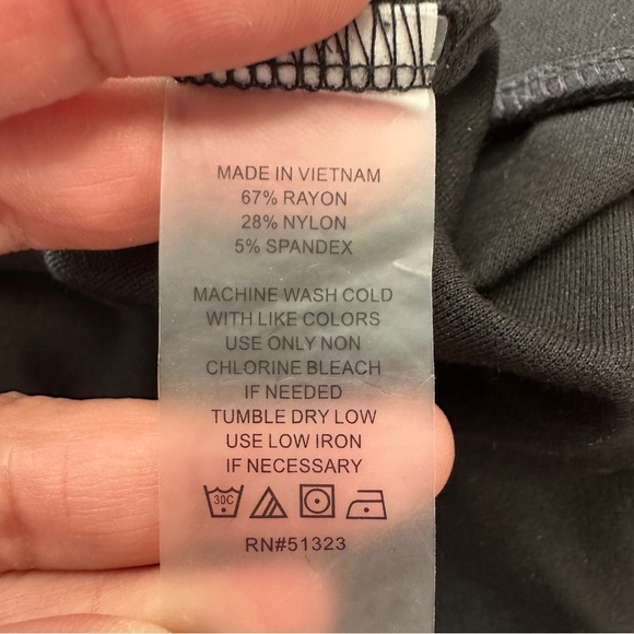 Vince Camuto Pull On Pants Womens Size XL Black Stretch Elastic Waist Casual - Picture 9 of 10